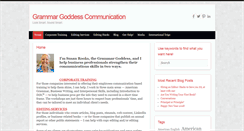 Desktop Screenshot of grammargoddess.com